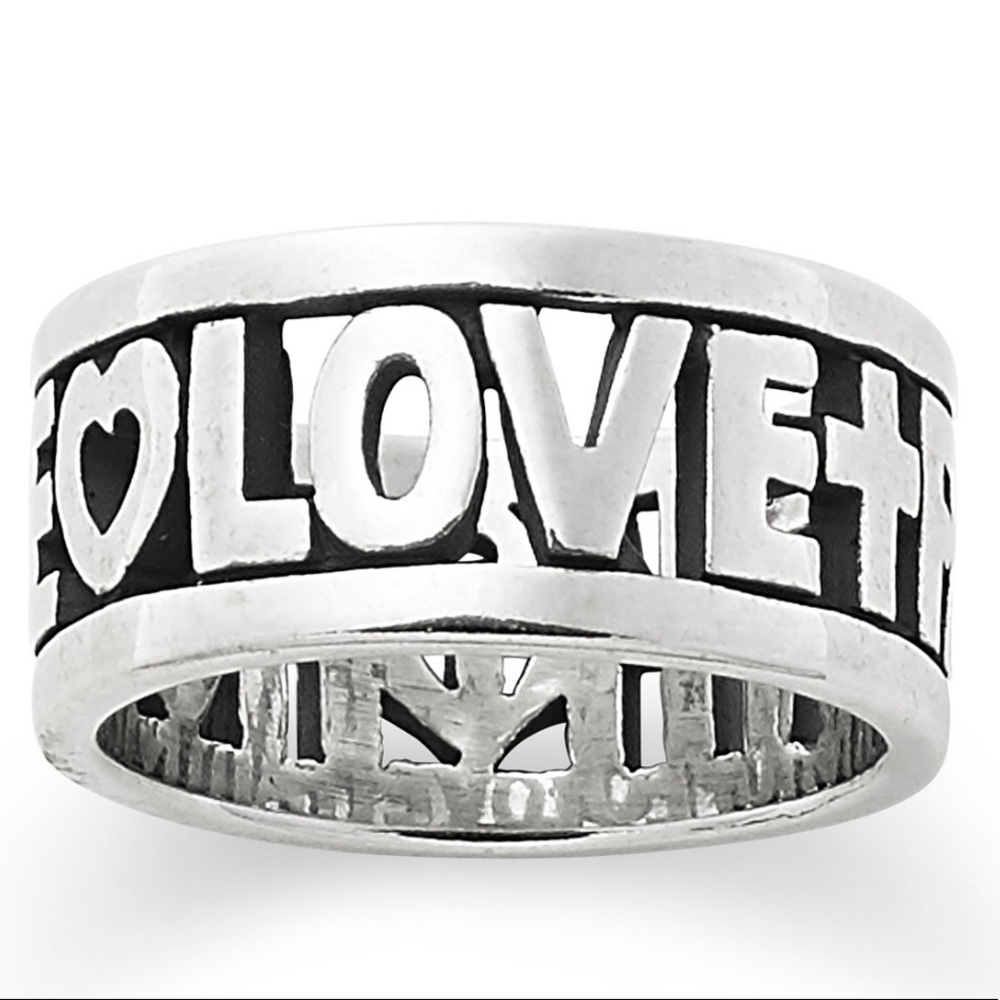 james Avery faith hope love ring